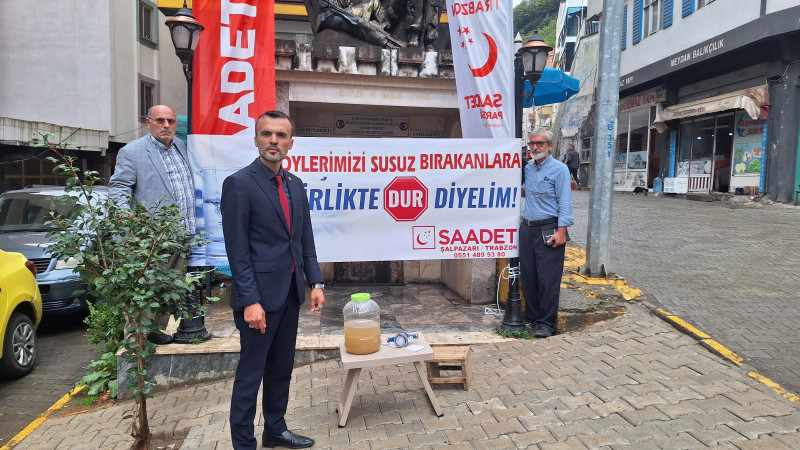 Trabzon Şalpazarı’nda Su Sorununa Dikkat Çekiyoruz